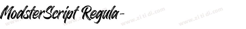 ModsterScript Regula字体转换